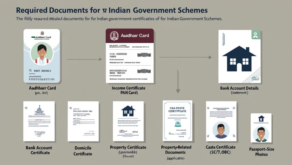 Indian documents required for PMAY housing scheme