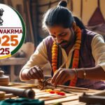 Indian artisan in workshop applying for PM Vishwakarma Yojana